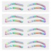 Airbrush Brows Shaping Guides Stickers, Rainbrow Eyebrow Tint Tape Stencils