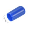 sourcing map 80pcs Rubber End Caps 8mm ID Vinyl Round