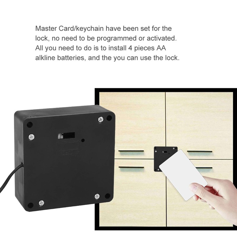 Electric Cabinet Locks, RFID Smart Drawer Lock Hidden Electronic Cabinet