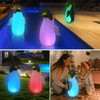 Supernight 2 Pack Solar Floating Penguin Lights with Remote Waterproof