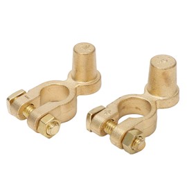 1 Pair Car Battery Terminals Clamps, SAE to JIS Car Battery Terminal Connector Positive Negative Top Post Battery Terminal for Auto