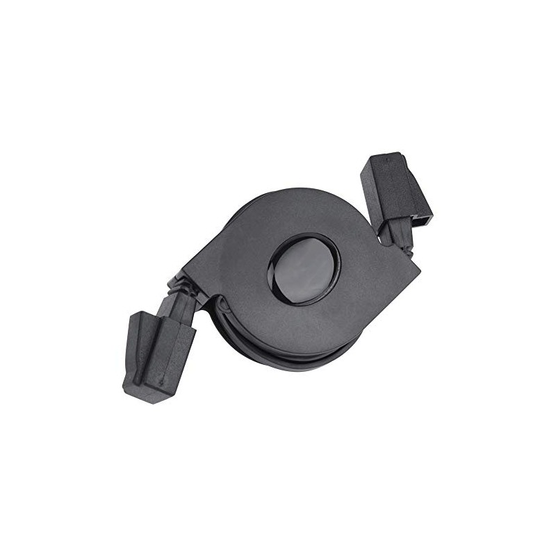 Cable retr¨¢ctil ajustable Cat-6 10 Gigabit Ethernet ultra plano retr¨¢ctil