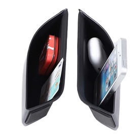 Car Door Handle Storage Box Suitable for Volkswagen ID.7 Accessories, Pack of 2 Car Storage Box Organiser, Car Storage Box for VW Accessories, Car Door Inner Frame Storage Box (Rear Door Box)