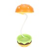 Kids Reading Light Hamburger Style Flexible Gooseneck USB Charge Soft