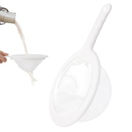 Ultra-Fine Nylon Mesh Strainers Food Yogurt Mesh Reusable Fine Sifter Sieve Plastic Colander with ​Handle Mini Brine Shrimp Separation Net for Filtering Juice Honey Kitchen Liquids (200Mesh)