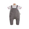 Corolle 12-Inch Bb Smock and Denim Overall Outfit