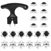 Wjelet Golf Shoe Spikes, Golf Spikes Set, 20 Pcs Golf