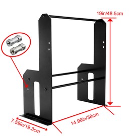 Harley Wall Mount Storage Rack, Garage Detachables Storage, Wall Rack Tour Pack Pak Trunk Luggage Racks Fits for Harley Touring Electra Street Glide Road King