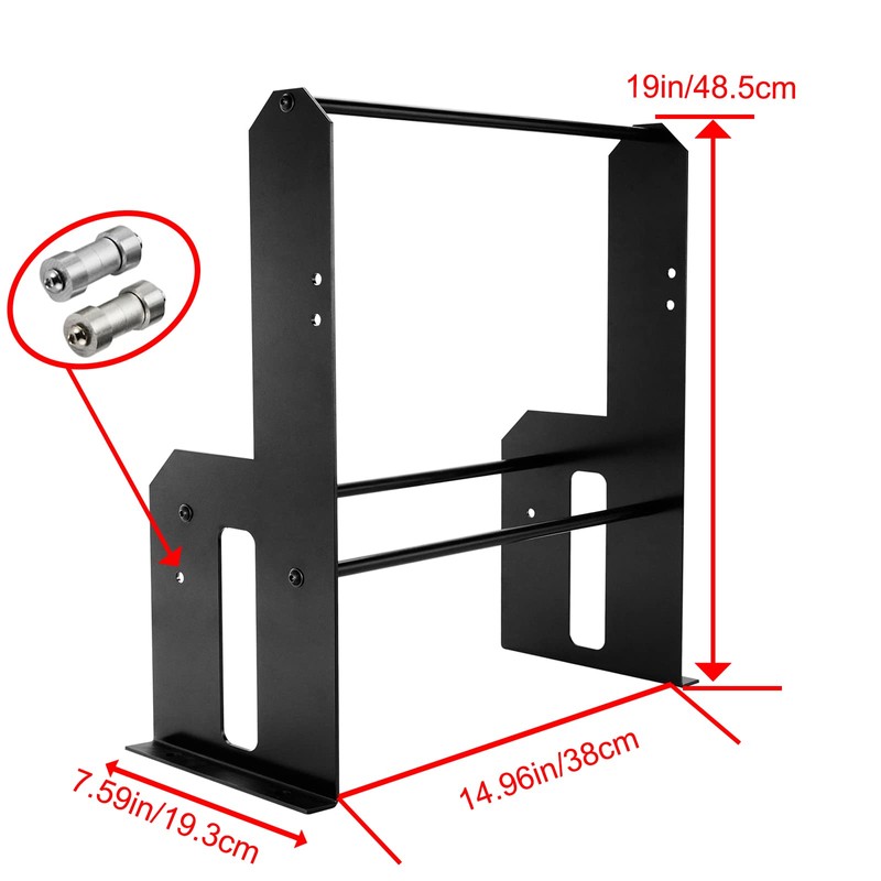 Harley Wall Mount Storage Rack, Garage Detachables Storage, Wall Rack