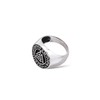 Windalf Valknut Rune Ring 17 mm Wotan Knot with Runes