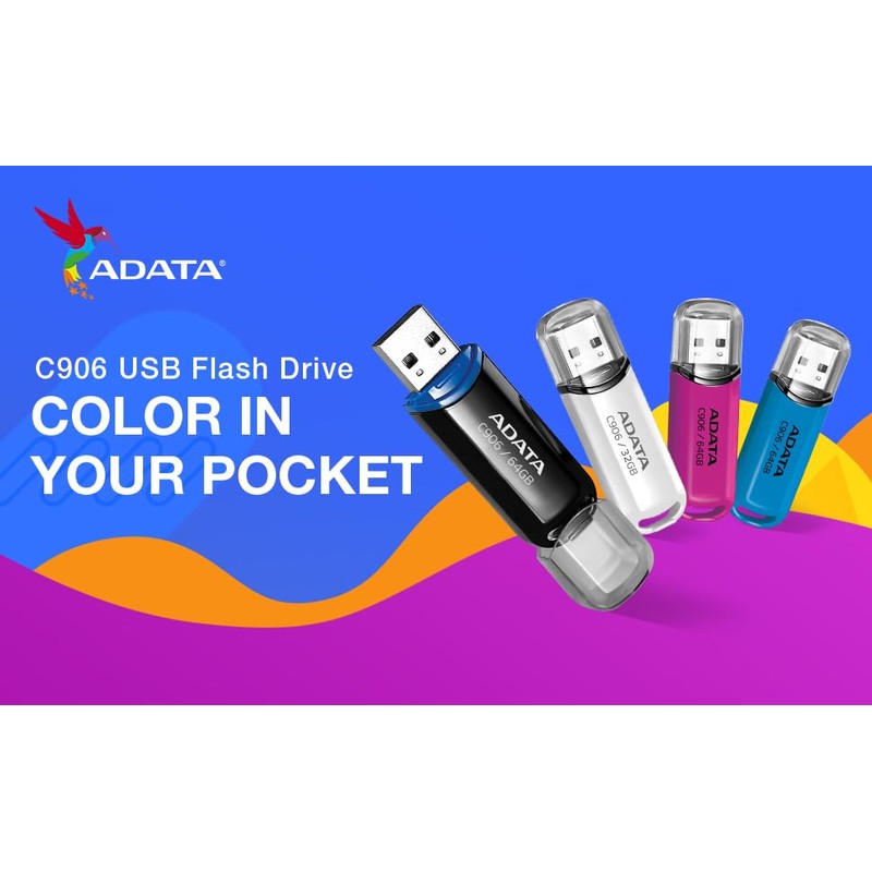 ADATA C906 - PenDRIVE USB 2.0 Stick Classic 64 GB,