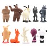 10 Piece Mini Figures Set, Bear Mini Figures, Ornament, Car