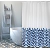 Cotexsa by MSV Premium Anti-Mould Textile Shower Curtain - Anti-Bacterial,