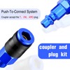 Datanly 35 Pieces Air Hose Fittings 1/4" NPT Aluminum Coupler