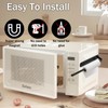 Magnetic Black Kitchen Roll Holder, Carbon Steel Kitchen Roll Holder,