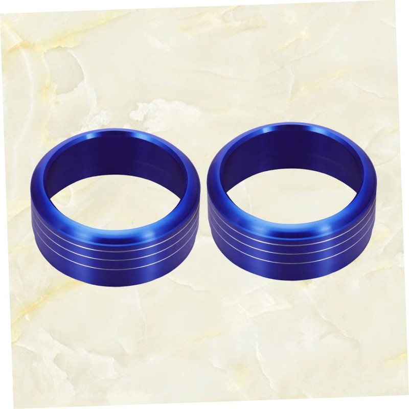 Mikinona 2Pcs Air Condition Knob Ring Covers for Impreza Crosstrek