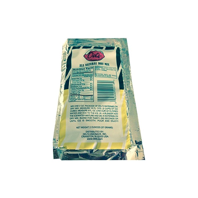 Del's Lemonade - Watermelon Powder Mix (4-pack)(Packaging May Vary)