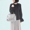 Balcos Women's Genuine Leather Handbag Shoulder Bag with Charm 2-Way