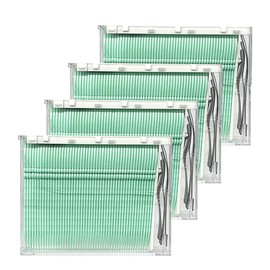 Bajilfe Twin-Line Dental Floss Dispenser Refill Boxes (4 Boxes, 200 Picks Total), Compatible with Bajilife Smart Touchless Twin-Line Dental Floss Dispenser