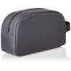 Timberland Men's Toiletry Bag Canvas Travel Kit Organizer, Charcoal, One