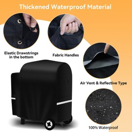 73700 Grill Cover for Pit Boss 700FB, Classic 700, Lexington 500 and Lexington 540 Series Wood Pellet Grills, 600D Waterproof BBQ Grill Cover for Pit Boss PB700FB, PB500LX1, PB71705