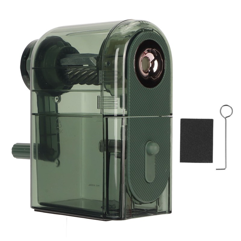 Manual Pencil Sharpener 7 Speeds Adjustable Pencil Tips Portable Handheld