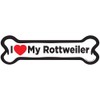 Magnet Me Up I Love My Rottweiler Dog Bone Magnet