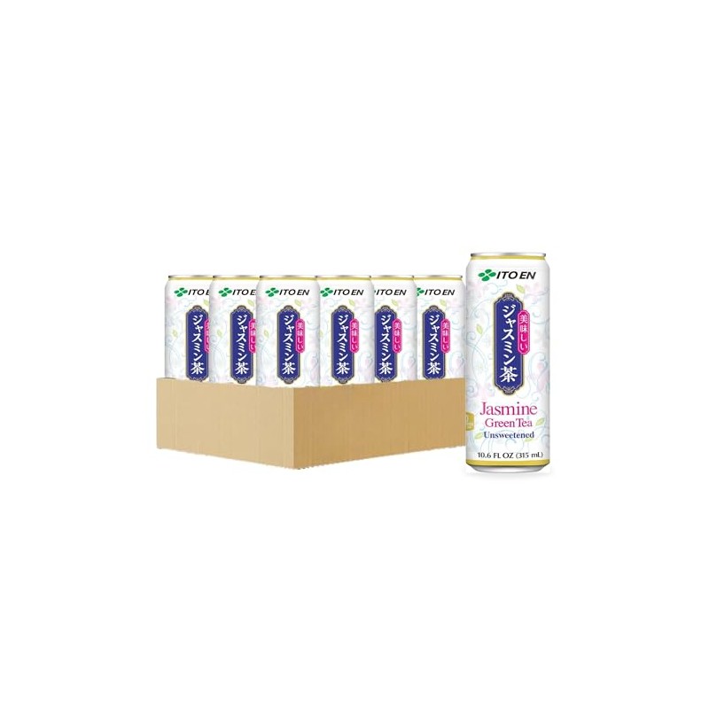 Ito En Jasmine Green Tea, Unsweetened, 10.6 Ounce (Pack of