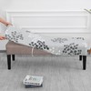SPRINGRICO Stretch Dining Bench Cover, Removable Bench Slipcover Washable Bench