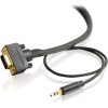 UD_C2G 6ft Flexima VGA + 3.5mm A/V Cable M/M - In-Wall CL3-Rated - VGA Cable