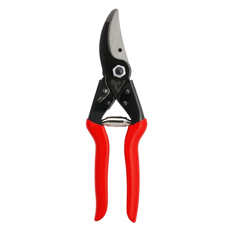 Felco F5 Pruning Shears – 8.9" Swiss-Made Garden Clippers with
