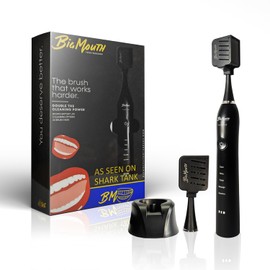 Big Mouth 2.0 Sonic Electric Toothbrush (Black) | High-End Quality Sonic Toothbrush for Adults with Extra Brush Head