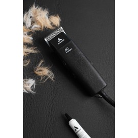 Andis 12845 Ultra-Light 2-Speed Professional-Grade Detachable Blade Clipper, Animal/Dog Grooming, for All Coats & Breeds, AG, Black