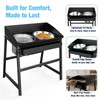 Bobbie & Laxi 15" Tilted Elevated Dog Bowl, Spill-Proof with