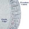 uwdfnwuif Elastic Round Tablecloth Washable Fitted Table Cover for Indoor
