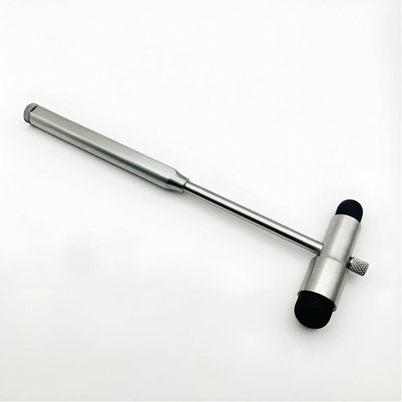Stainless Steel Buck Reflex Hammer with Needle and Brush |