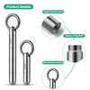 Large Keychain Pill Holder.TISUR Titanium Pill Case Waterproof Pill Fob