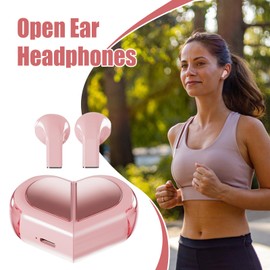 Wireless Earbuds | Heart Shape Game Earphones - Waterproof High-Fidelity Earbuds for Outdoor Studying Calls Airplane Commuting Sports Gym Meetings Hiking Jogging