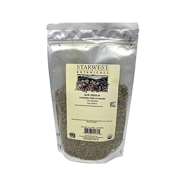 Chickweed Herb Cut & Sifted Organic -4 Oz