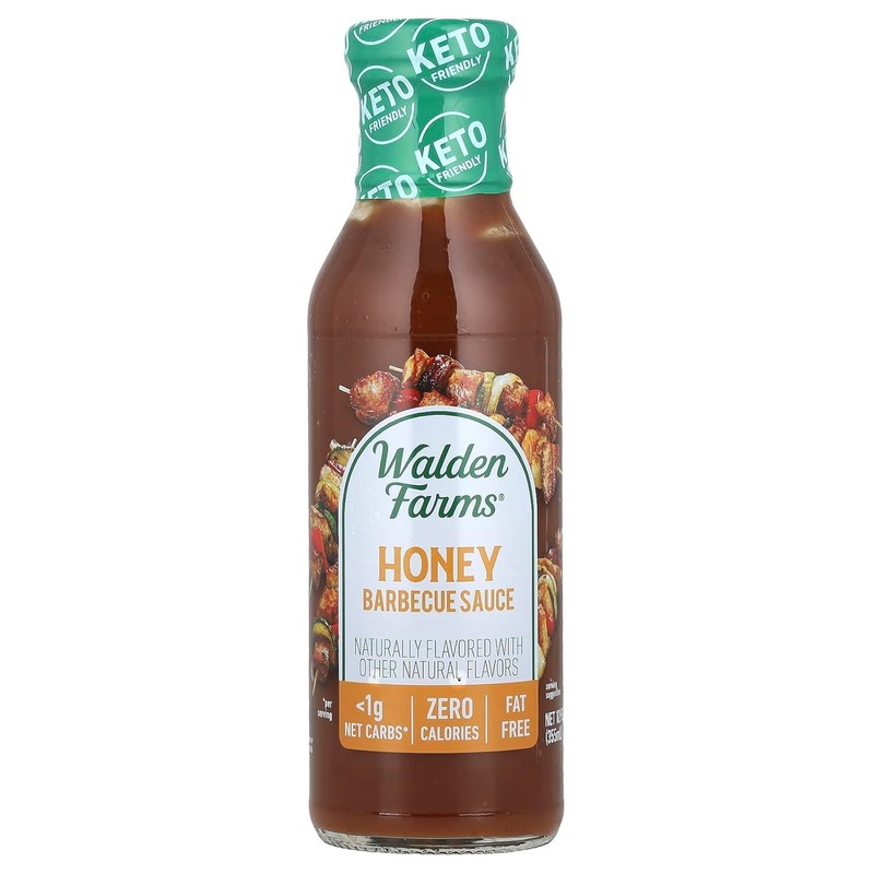 Walden Farms Honey Barbecue Sauce – Zero Calorie, Low Carb,
