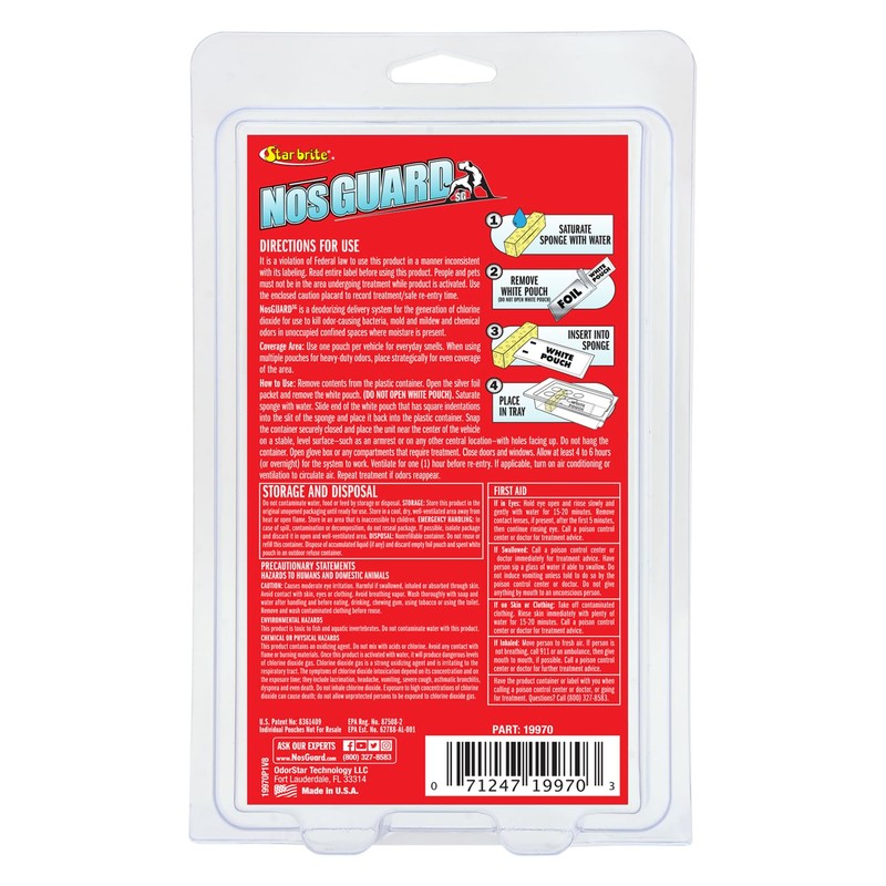 STAR BRITE Auto Odor Eliminator 10 gram - 10 PACK