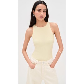 commando Women's Butter Crew Neck Tank Thong Bodysuit, Sun, S