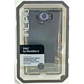 Incipio Octane Pure Blackberry PRIV Impact Absorbing Case Translucent Gray New