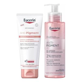 Kit Eucerin Anti-pigment Crema Corporal + Gel Limpiador