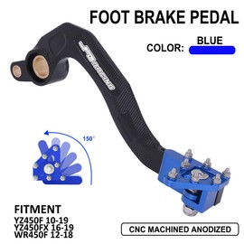 USTPO Motorcycle Rear Brake Lever Foot Pedal CNC for YZ450F 2010-2022 YZ450FX 2016-2023 WR450F 2012-2023 Blue