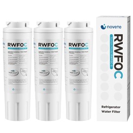 NOVETE EDR4RXD1 Water Filter Replacement, Compatible with EDR4RXD1,FLTER4,FILTER 4, RWF0C, 3 Pack