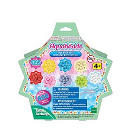 Aquabeads Star Bead Refill Pack, Arts & Crafts Bead Refill Kit for Children - Over 800 Star Beads in 8 Colors