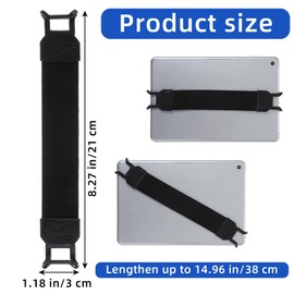 Qianyu Hand Strap Holder for Tablet Universal Finger Grip Holder High Elasticity Handle Bands Versatile Tablet Security Bundle Strap Lightweight Hand Straps Stretchable Compatible with Readers