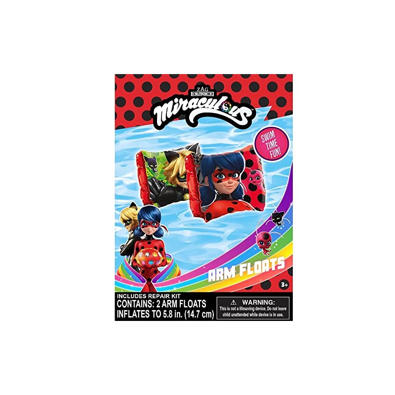 Miraculous What Kids Want Ladybug Arm Inflatable Floaties