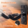 Guitar Wall Mount Hanger,Guitar Hangers,Guitar Wall Hook Black hooks Metal